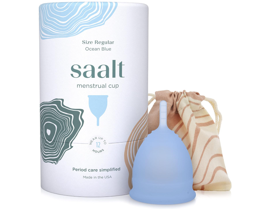 Copa menstrual SAALT pequeña Ocean Blue